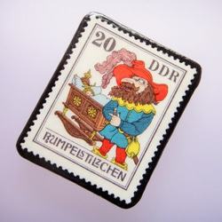 德國童話郵票胸針910 第2張的照片