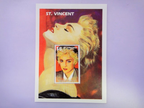 セント・ビンセント　切手ブローチ999 4枚目の画像