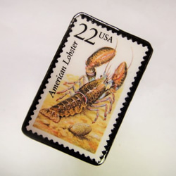 アメリカ　切手ブローチ1068 2枚目の画像