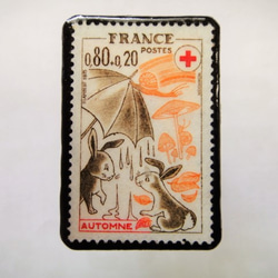 法國郵票胸針1100 第2張的照片