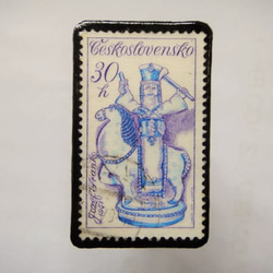 捷克斯洛伐克郵票胸針1163 第1張的照片
