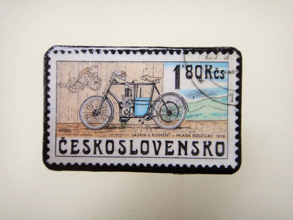 捷克斯洛伐克郵票胸針1264 第1張的照片