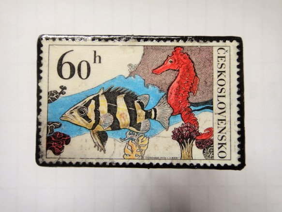 魚類郵票胸針1275 第1張的照片