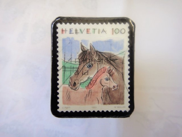 瑞士郵票胸針1336 第1張的照片