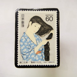 日本郵票胸針1535 第1張的照片