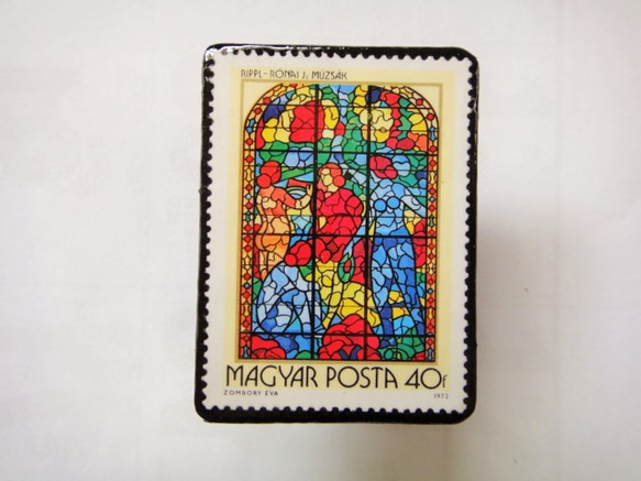 匈牙利聖誕郵票胸針1729 第1張的照片
