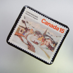 加拿大聖誕郵票胸針1855 第2張的照片
