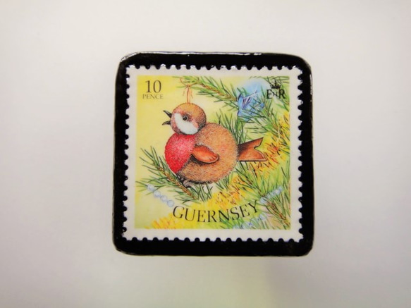 甘地聖誕郵票胸針1946 第1張的照片