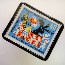 德國狼和七Shohachiboku郵票胸針2286 第2張的照片