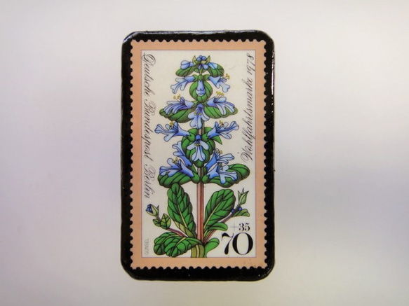 ドイツ　花切手ブローチ2511 1枚目の画像