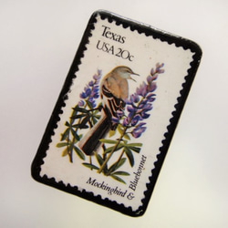 アメリカ　切手ブローチ 2678 2枚目の画像