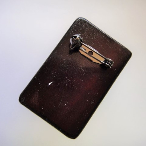 アメリカ 宇宙アポロ8号切手ブローチ 5343 ブローチ Yukio TANZAWA