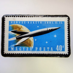 匈牙利宇宙郵票胸針2691 第2張的照片