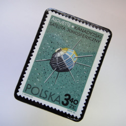 波蘭宇宙郵票胸針2704 第2張的照片
