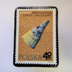 波蘭宇宙郵票胸針2705 第1張的照片