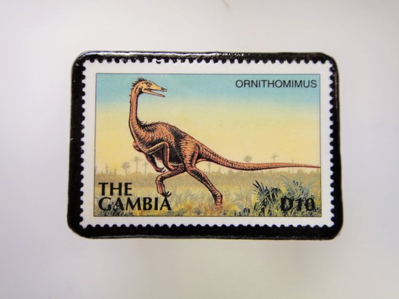岡比亞恐龍郵票胸針2743 第1張的照片