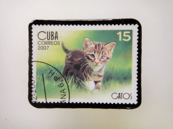 古巴貓戳胸針2830 第1張的照片