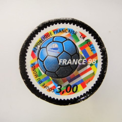 法國世界杯郵票胸針2832 第1張的照片