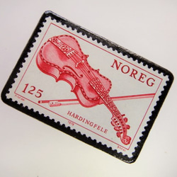 挪威小提琴郵票胸針2916 第2張的照片