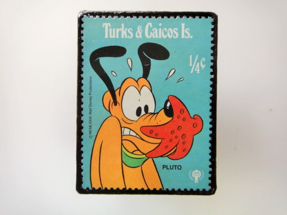 圖爾科和凱科斯郵票胸針2925 第1張的照片