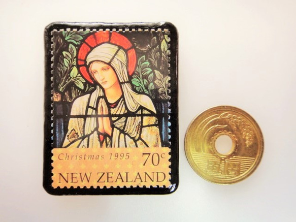 新西蘭聖誕郵票胸針2995 第3張的照片