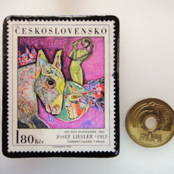 捷克斯洛伐克郵票胸針3018 第3張的照片