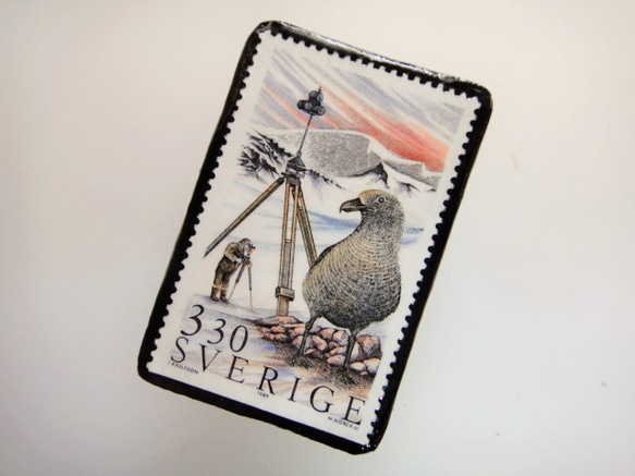 瑞典郵票胸針3027 第2張的照片