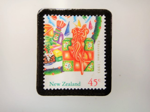新西蘭聖誕郵票胸針3076 第1張的照片