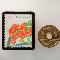 新西蘭聖誕郵票胸針3077 第3張的照片
