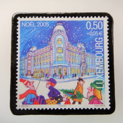 盧森堡聖誕郵票胸針3089 第1張的照片