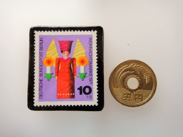 德國聖誕郵票胸針3102 第3張的照片