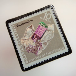 美國礦產郵票胸針3107 第2張的照片