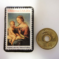 美國聖誕郵票胸針3192 第3張的照片