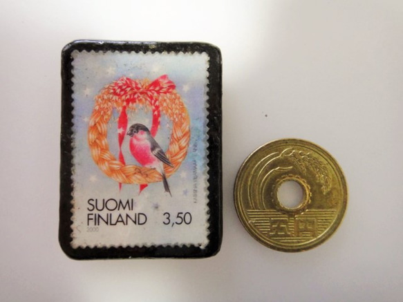 芬蘭聖誕郵票胸針3197 第3張的照片
