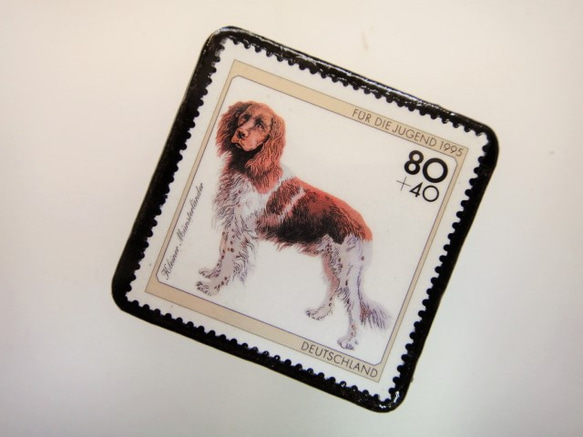 德國狗郵票胸針3209 第2張的照片