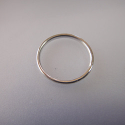 非常精細的銀色925橢圓形錘眼“粉紅色戒指”3327 第2張的照片