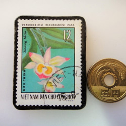 花切手ブローチ3354 3枚目の画像