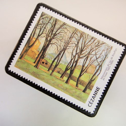 フランス　美術切手ブローチ3357 2枚目の画像