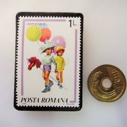 羅馬尼亞郵票胸針3373 第3張的照片