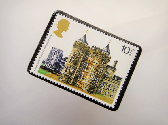 英國城堡郵票胸針（用明信片）3410 第2張的照片