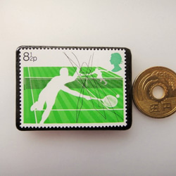 英國網球郵票胸針【附明信片】3432 第3張的照片