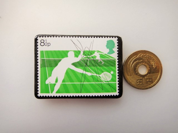 英國網球郵票胸針【附明信片】3432 第3張的照片