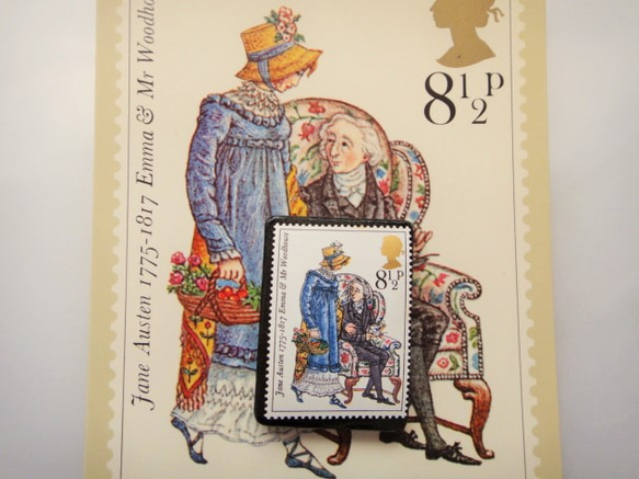 英國郵票胸針（帶明信片）3439 第1張的照片