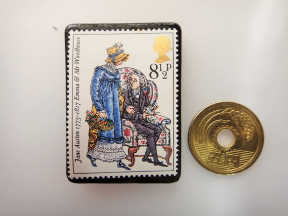 英國郵票胸針（帶明信片）3439 第3張的照片