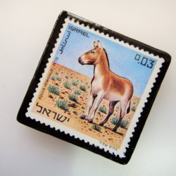 イスラエル　切手ブローチ3487 2枚目の画像