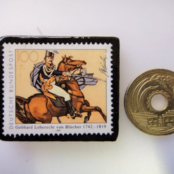 德國馬郵票胸針3490 第3張的照片