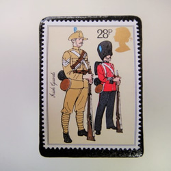 イギリス　切手ブローチ3552 1枚目の画像