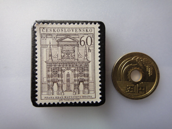 捷克斯洛伐克郵票胸針3587 第3張的照片