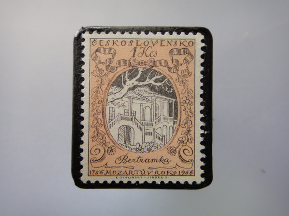 捷克斯洛伐克郵票胸針3592 第1張的照片