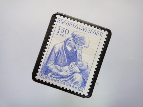 捷克斯洛伐克郵票胸針3596 第2張的照片